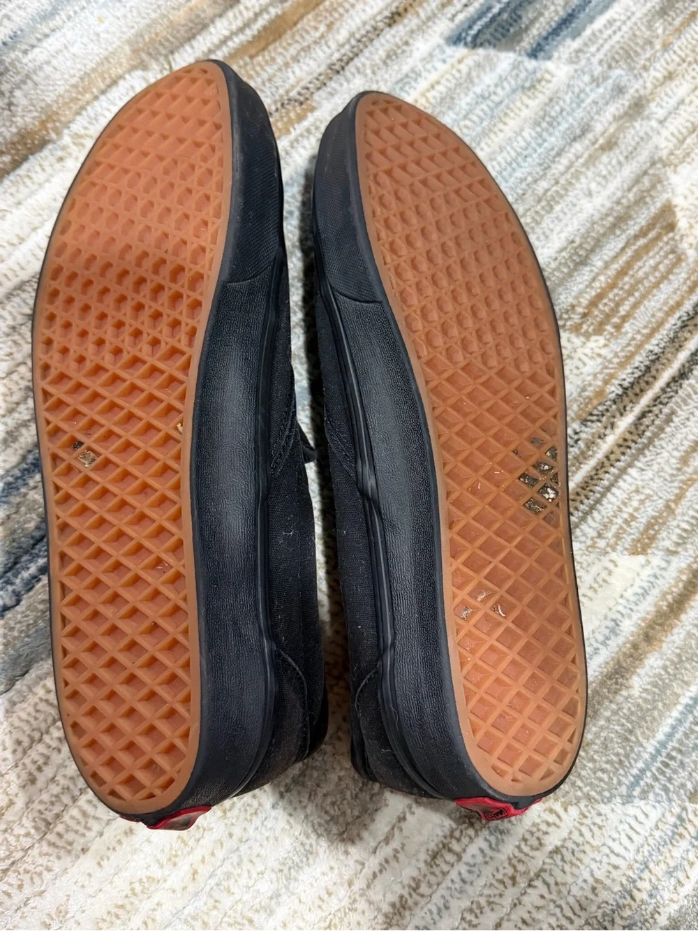 Vans Black Canvas Slip-On Men’s Loafers